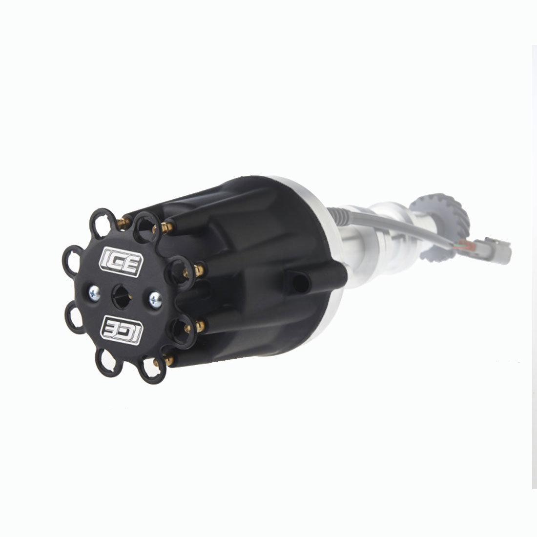 ICE Ignition 8cyl Small Distributor Cap & Plug Wire Retaining Clamp image