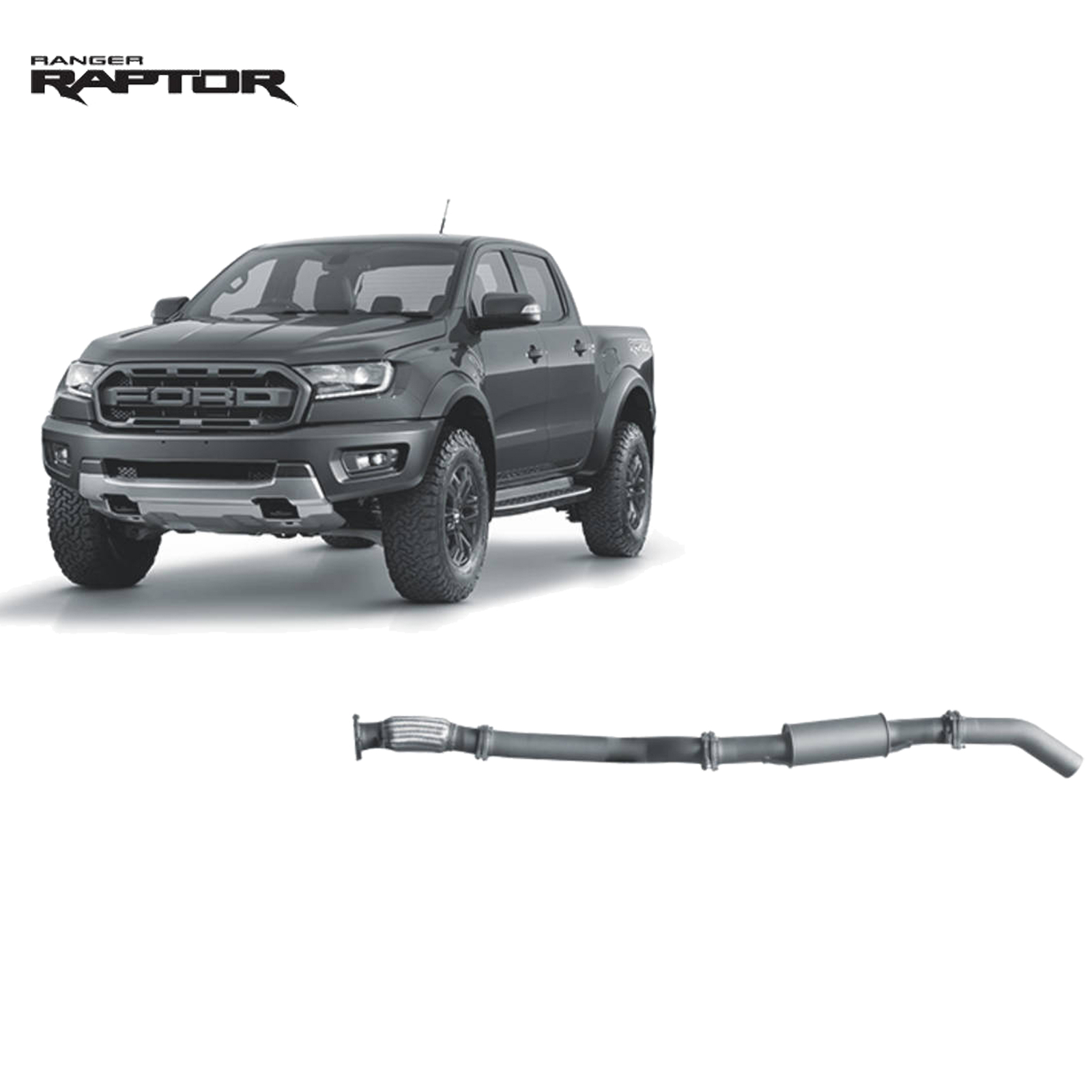 Redback Extreme Duty Exhaust for Ford Raptor 2.0L Bi-Turbo (10/2018 - 05/2022) image