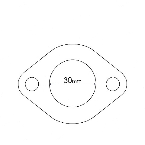Redback Flange Gasket for Alfa Romeo 33 (09/1984 - 09/1994), Alfasud (06/1974 - 09/1984) image