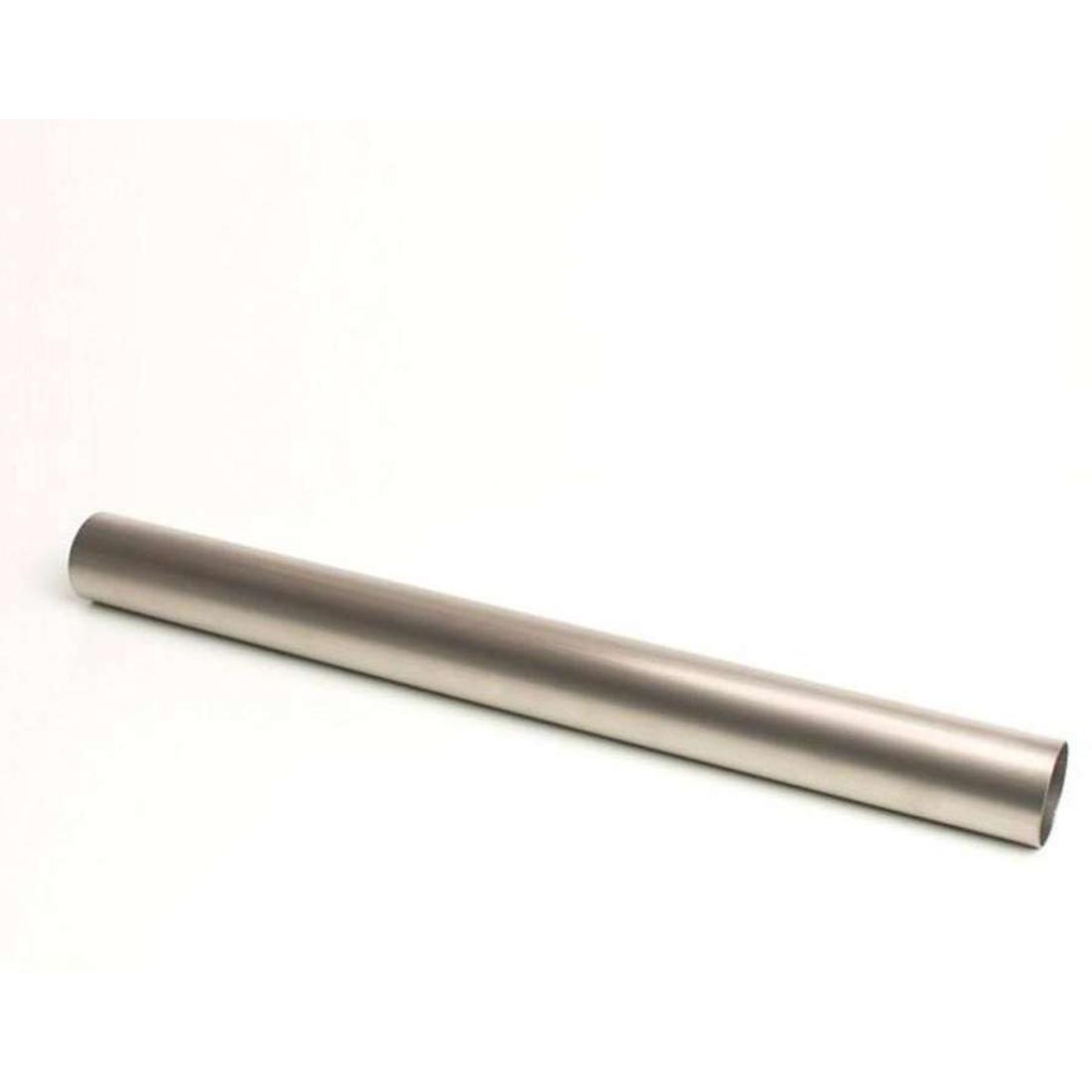 2.25" INCH 57MM ALUMINISED STEEL STRAIGHT EXHAUST PIPE TUBE X 1 METRE LENGTH image