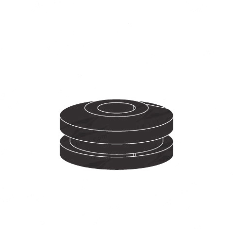 Redback Exhaust Rubber for Jaguar XJS (09/1973 - 05/1992), Xjsc (01/1986 - 05/1992), XJ (10/1986 - 08/1989) image