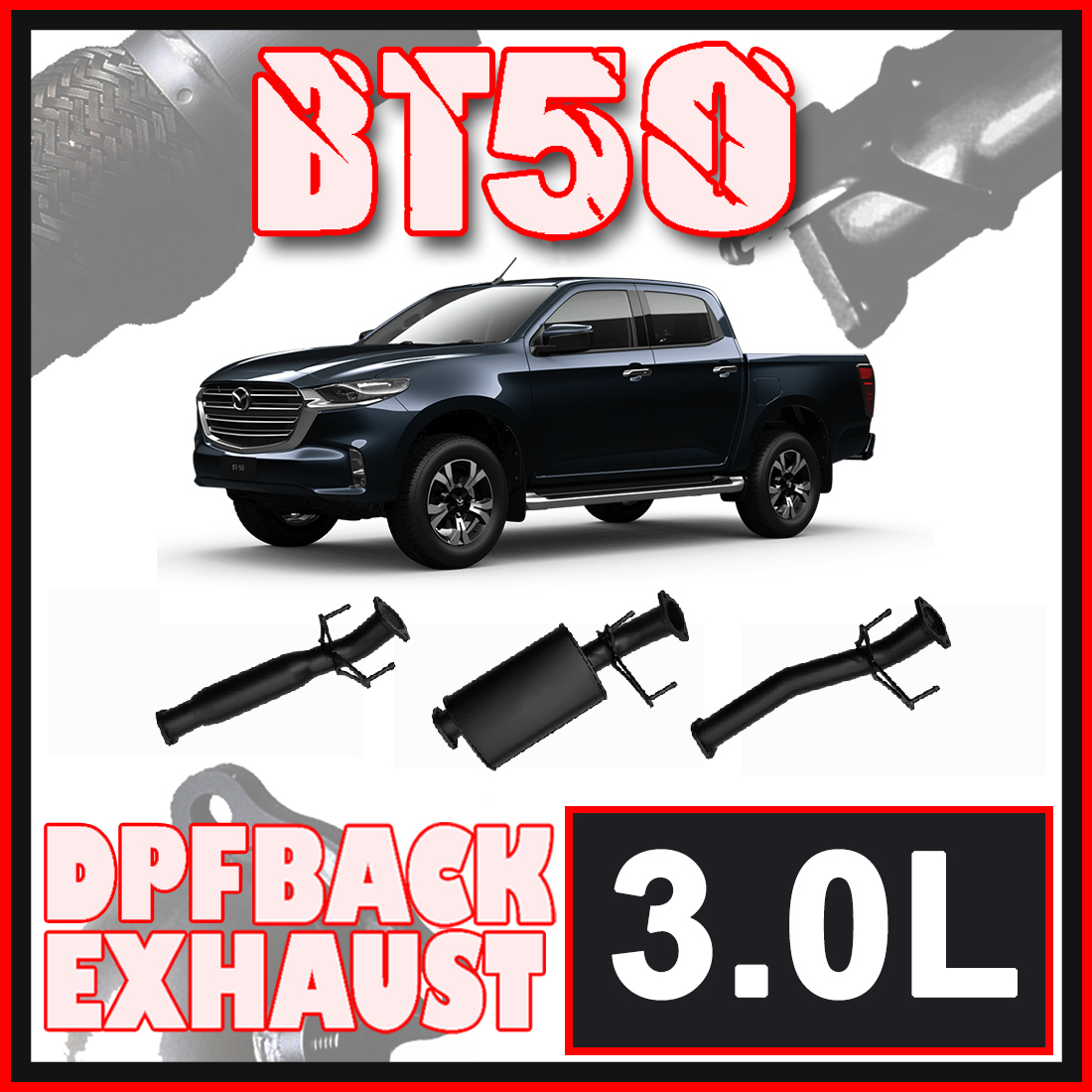 Mazda BT50 Exhaust 3L DPF Back Systems image