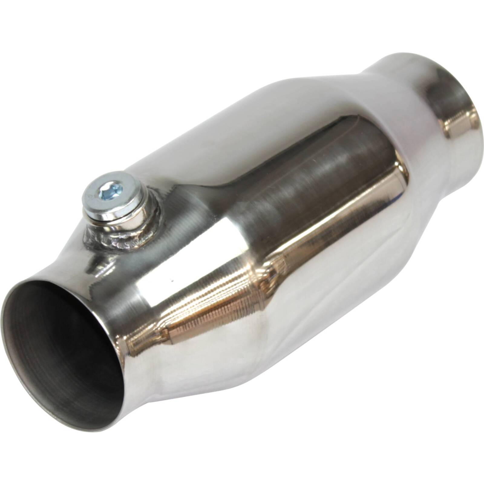 Redback High Flow Catalytic Converter Petrol Euro II, 2-1/4", CPSI 50, Polished image