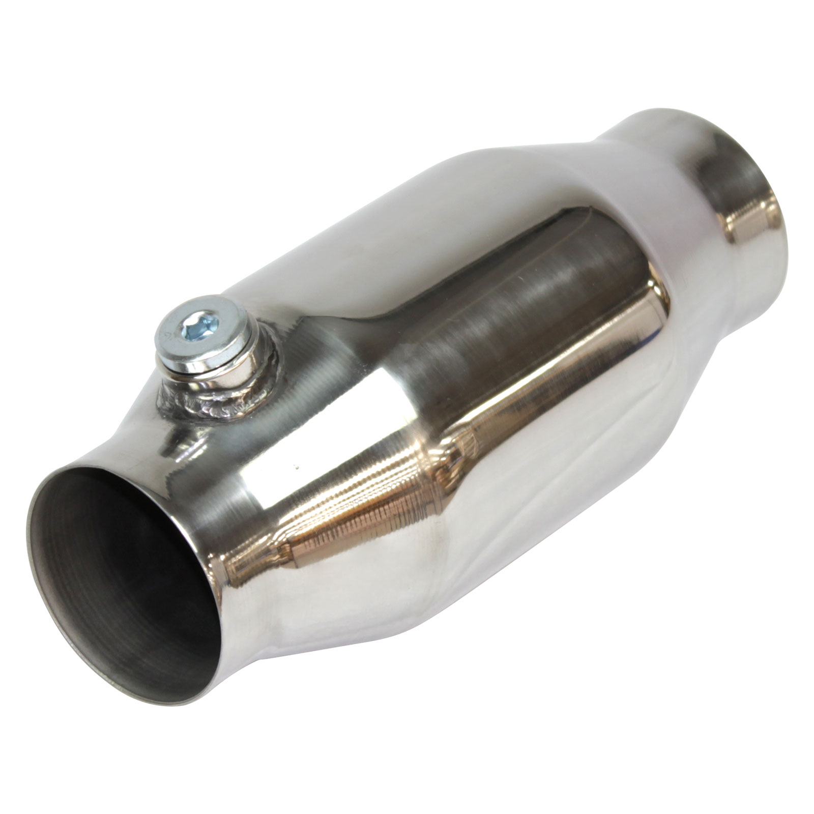 Redback High Flow Catalytic Converter Petrol Euro II, 3", CPSI 200, Polished image