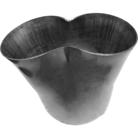 2 into 1 - 2-1/2" In, 3" Out, Stainless image
