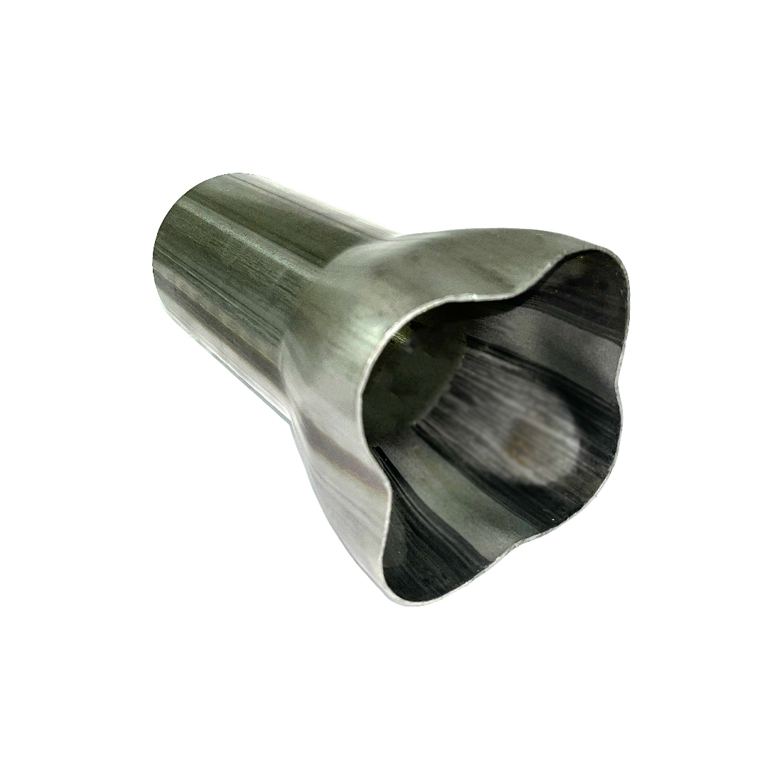 Collector Cone 4 into 1 - 51mm(2") In, 89mm(3.5") Out, 409 Stainless Steel image