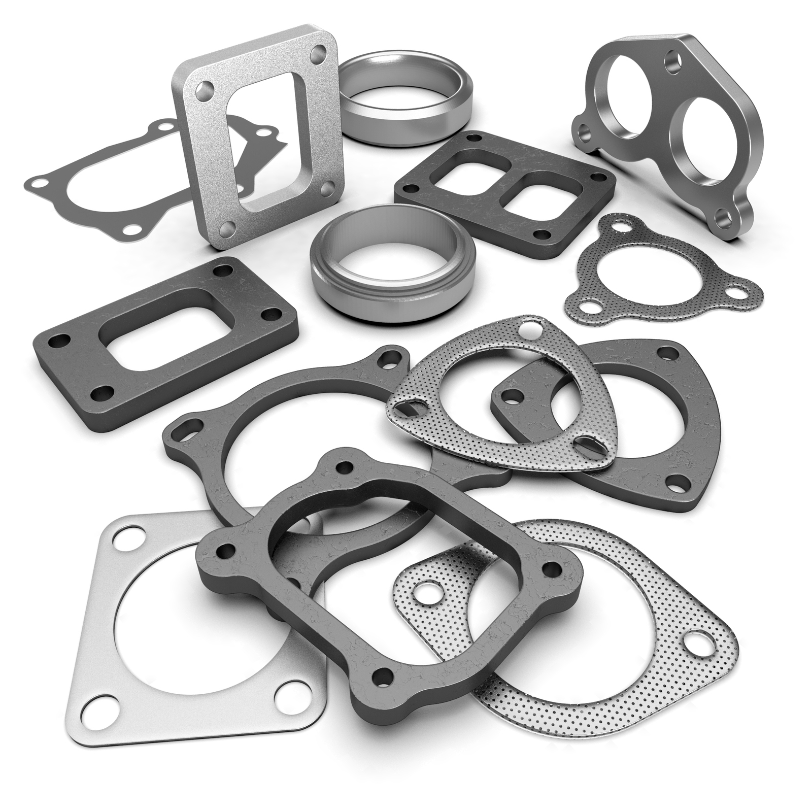 ID 75mm (3"), 3 Bolts, Double Steel Faced image