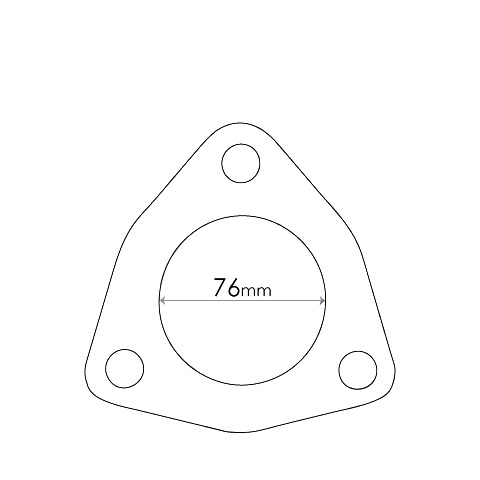 Redback Flange Gasket for various Ford, Audi, Hyundai, Nissan, Mazda, Volkswagen, Honda, Mitsubishi, Suzuki, & Volvo vehicles image