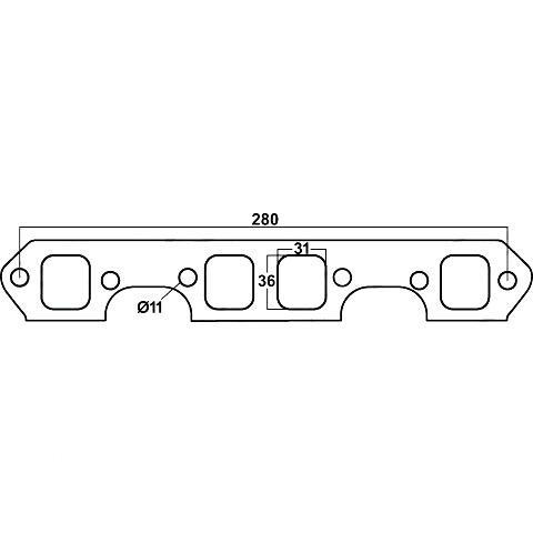 Redback Gasket for Holden Calais (03/1986 - 08/1988), Commodore (06/1986 - 1988) image