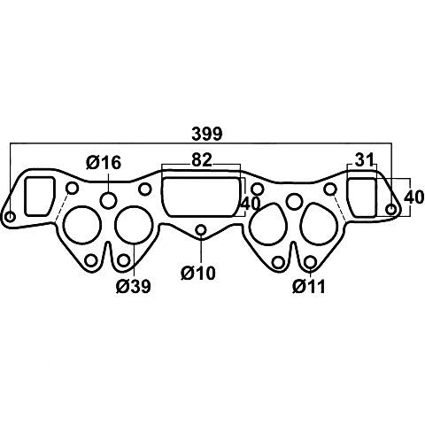 Redback Gasket for Various Nissan - DATSUN Vehicles image