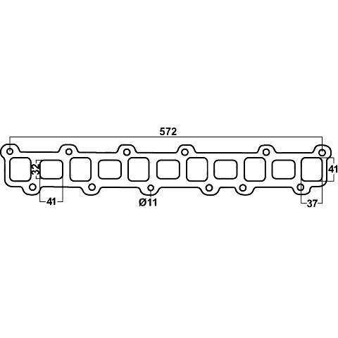 Redback Gasket for Ford Maverick (02/1988 - 03/1994), Nissan Patrol (06/1980 - 09/2001) image