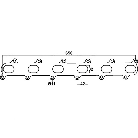 Redback Gasket for Ford Falcon (01/2002 - 12/2014), Fairmont (01/2002 - 04/2008), Territory (05/2004 - 05/2011) image