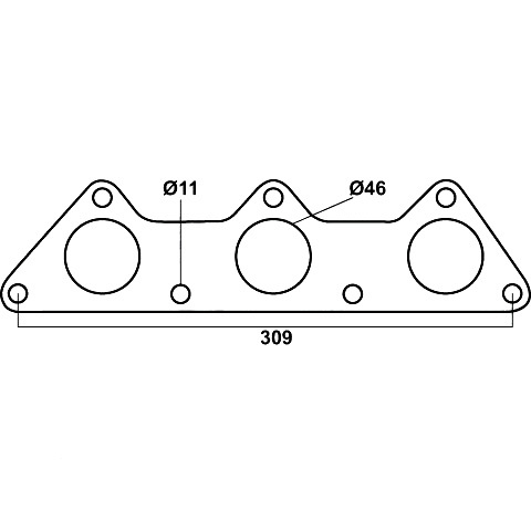 Redback Gasket for various Mitsubishi vehicles image