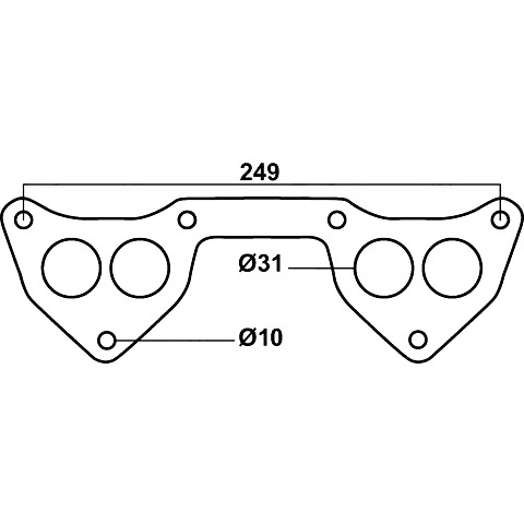 Redback Gasket for various Hyundai & Mitsubishi vehicles image