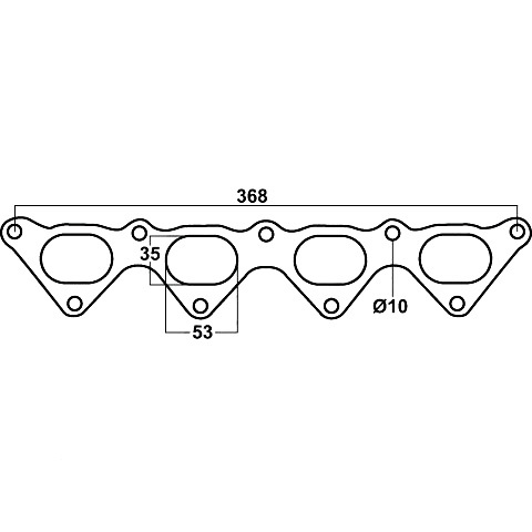 Redback Gasket for Mitsubishi Triton (01/2007 - 03/2015) image