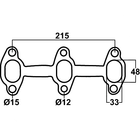 Header gasket for Toyota 4Runner 3.0L V6, 3VZ, 24V, Cemjo image