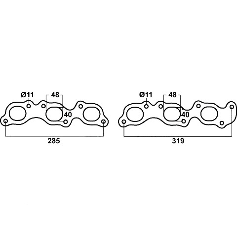 Gasket for Toyota Land Cruiser FZJ70, FZJ75, FZJ80 & FZJ100, Toyota 1FZ & 1FZ-E 4.5L, 24V, Cemjo image