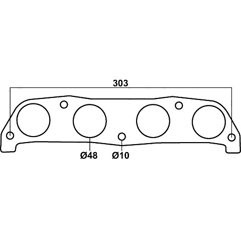 Redback Gasket for Toyota Corolla (10/2002 - on) image