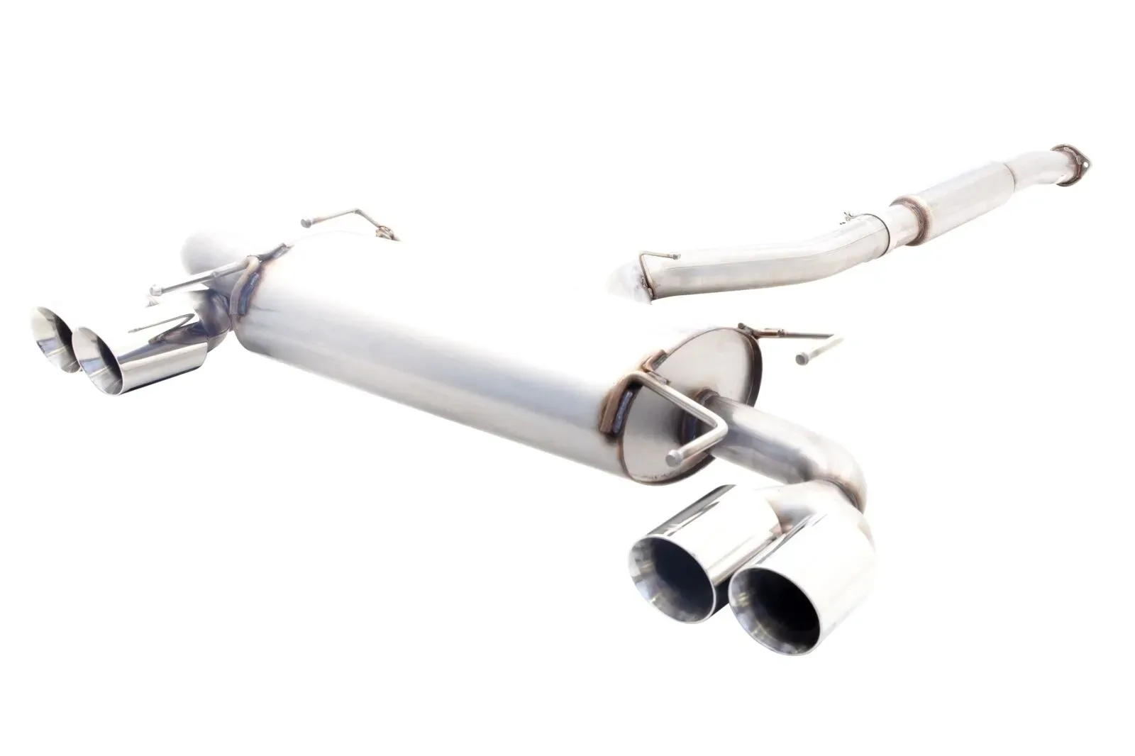 Subaru WRX STI G3 S2 Hatch Cat Back System in Stainless Steel