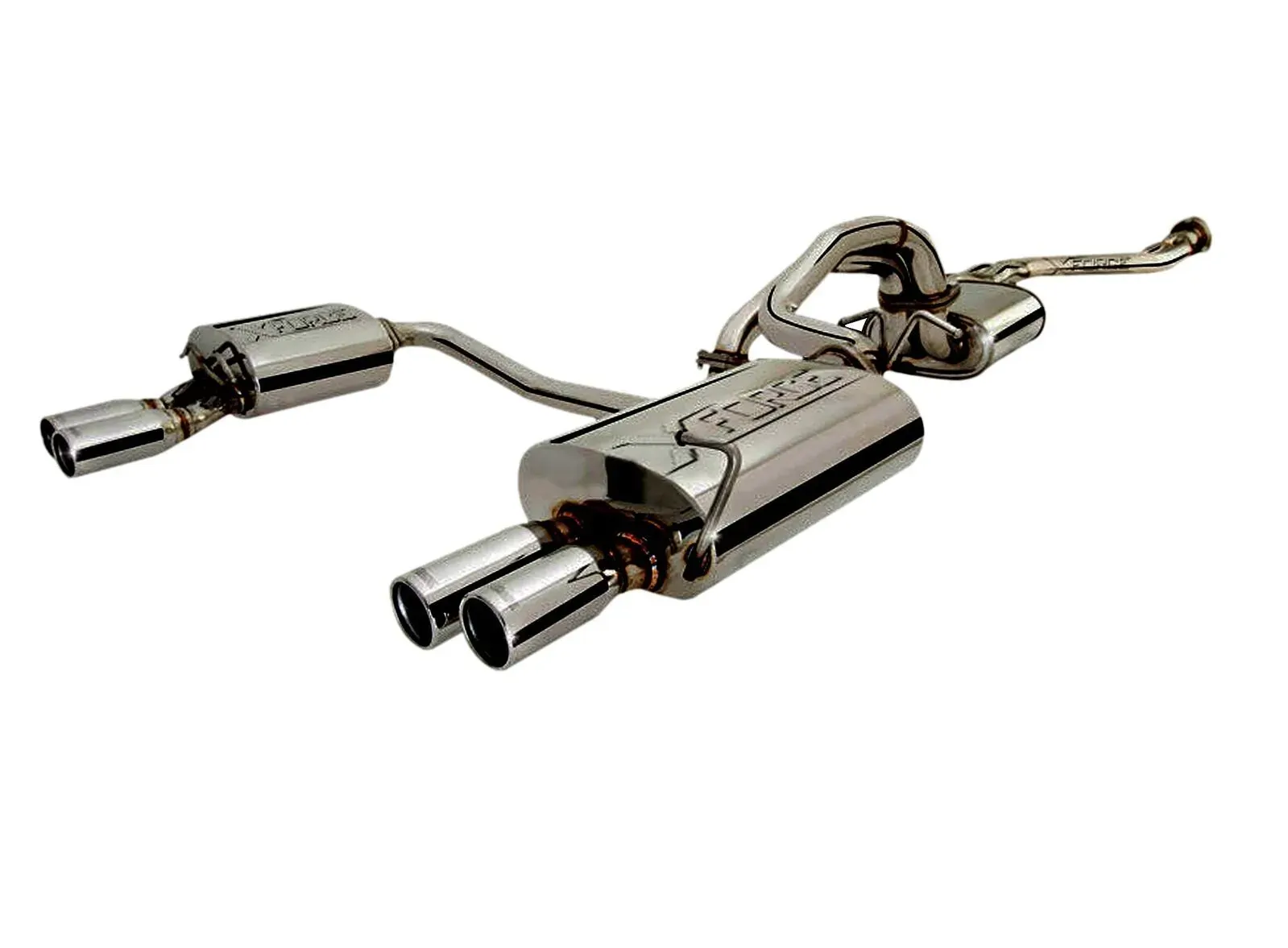 XForce Ford FG Falcon Turbo Sedan Twin 2.5inch Cat Back Exhaust System