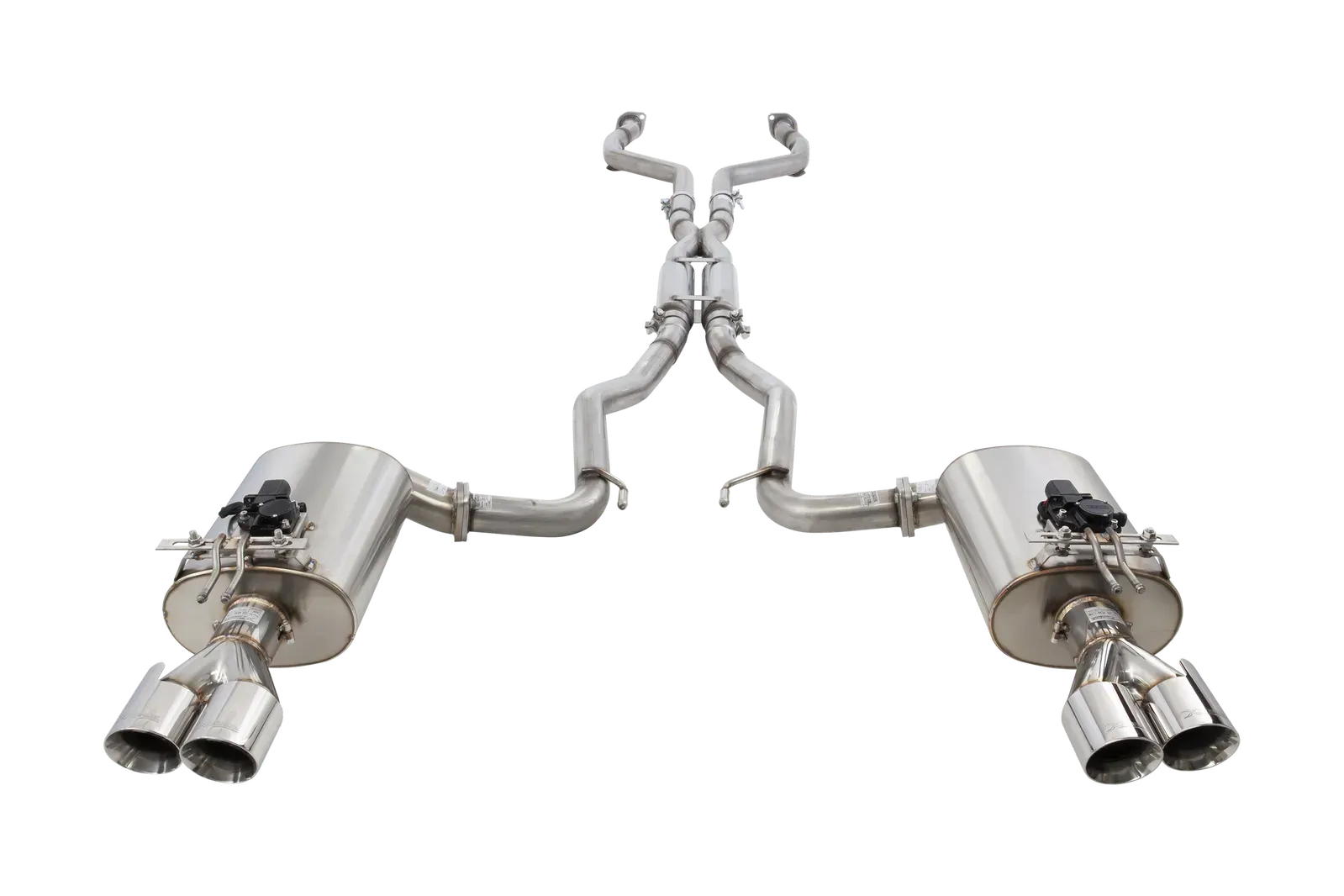 XForce Holden VE/VF Commodore V8 Raw 409 Twin 2.5Inch Varex Valved Cat Back System