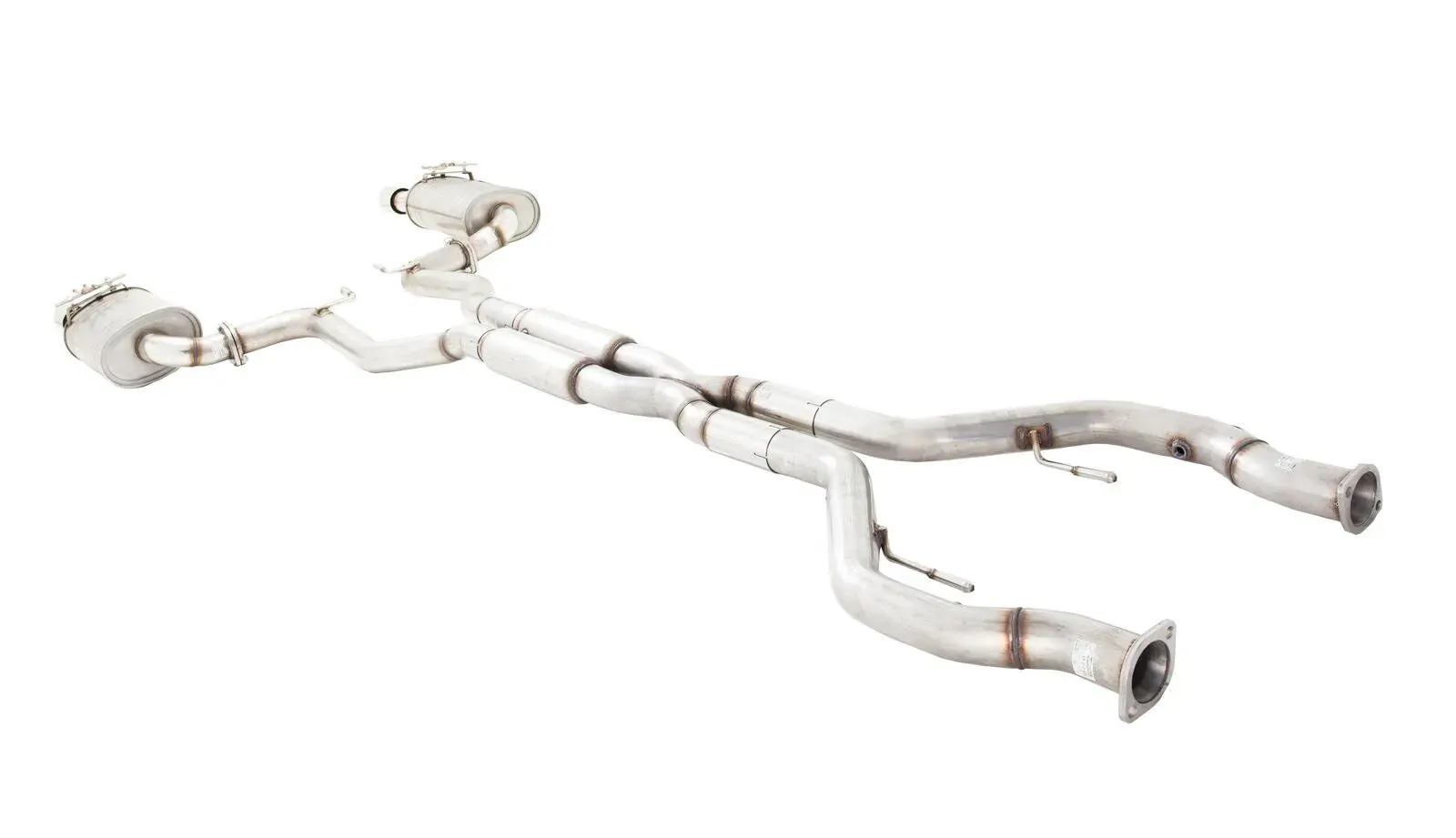 XForce Holden VE VF Commodore V8 Raw 409 Twin 3inch Cat Back System
