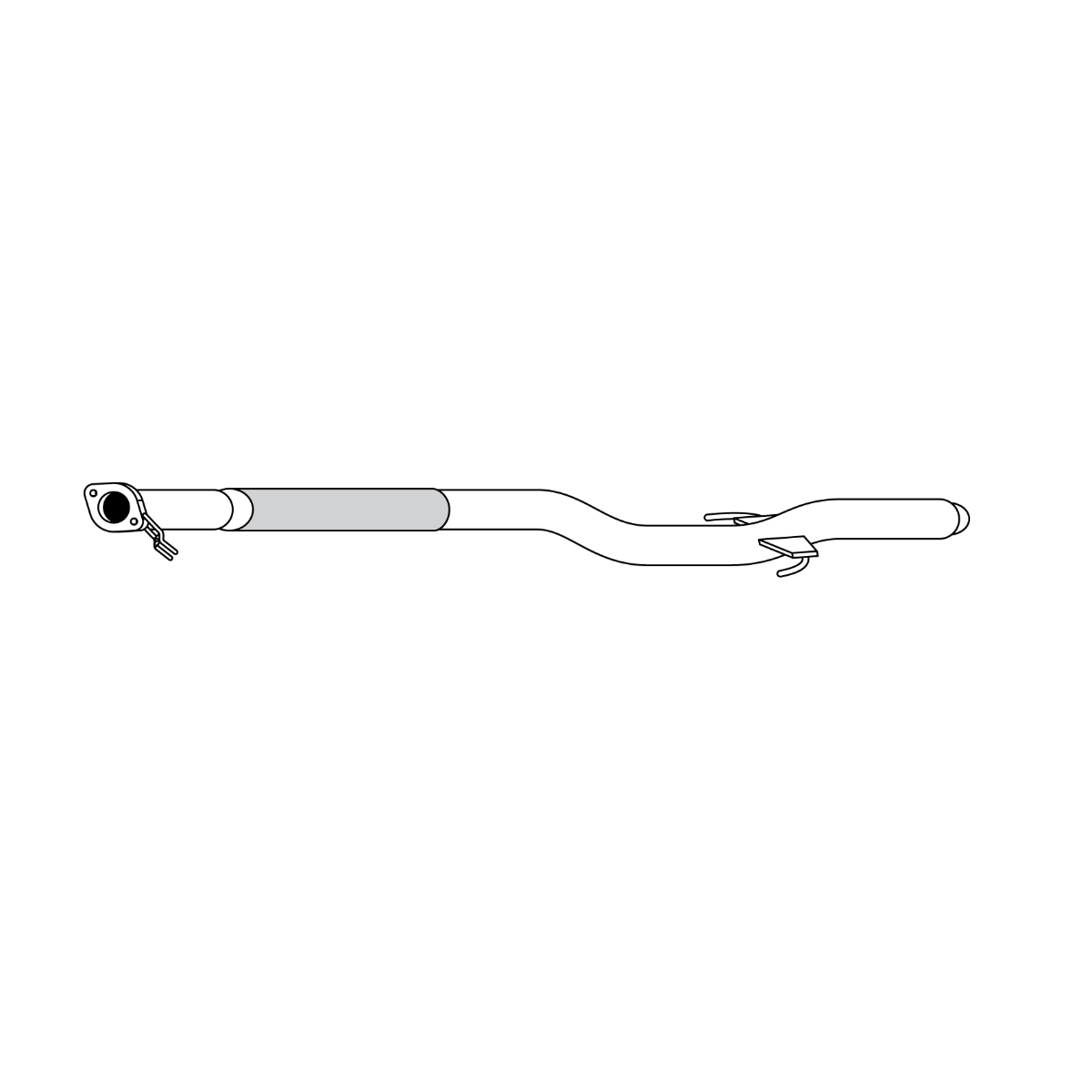 Redback Engine Pipe for Hyundai Getz (09/2002 - 10/2005) image
