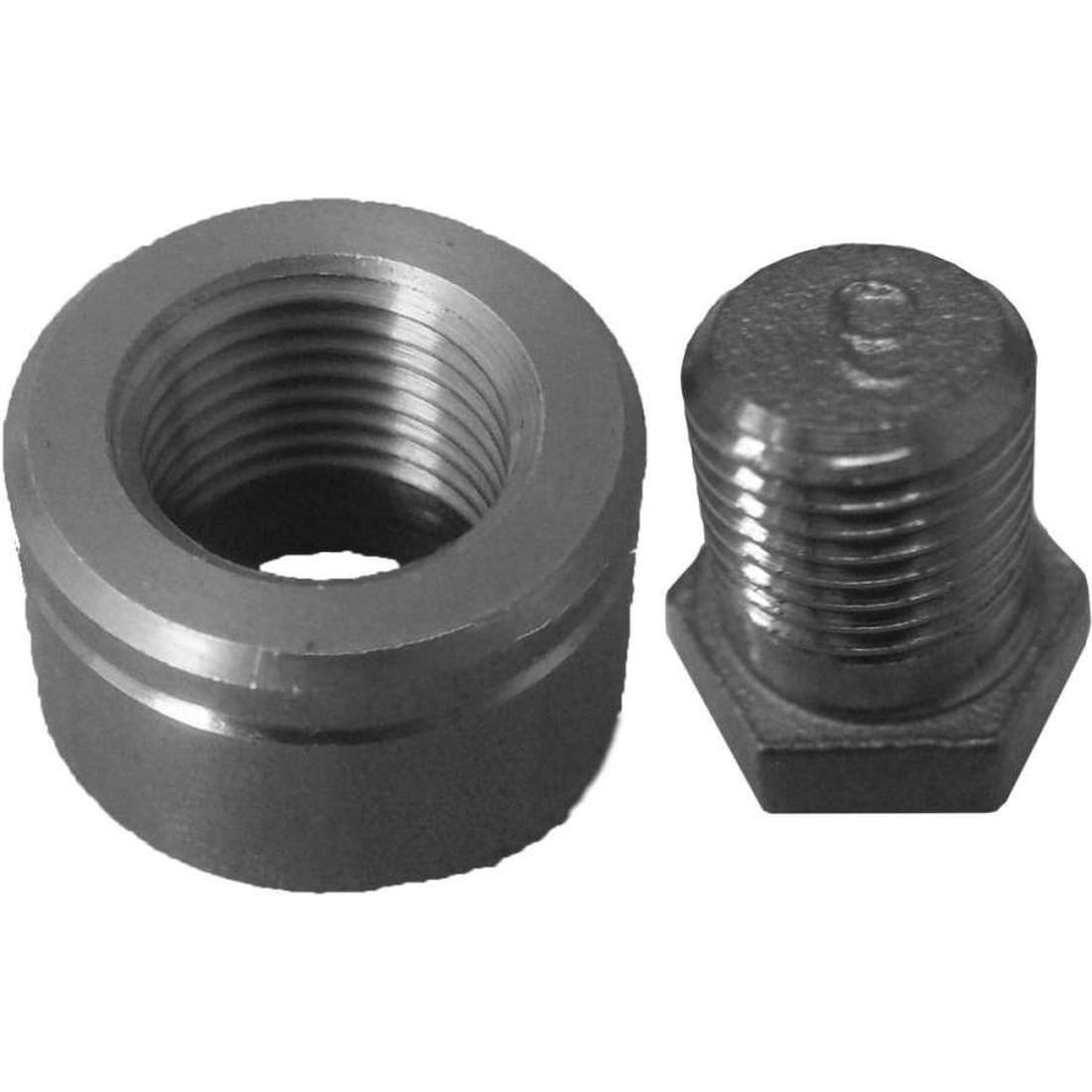 EGT Pyrometer Exhaust Temperature Gauge Bung & Plug Set - 1/8" image