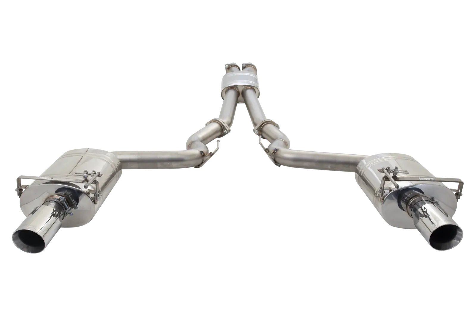 XForce Ford S550 Mustang GT V8 Performance Cat Back System with Oval Rears