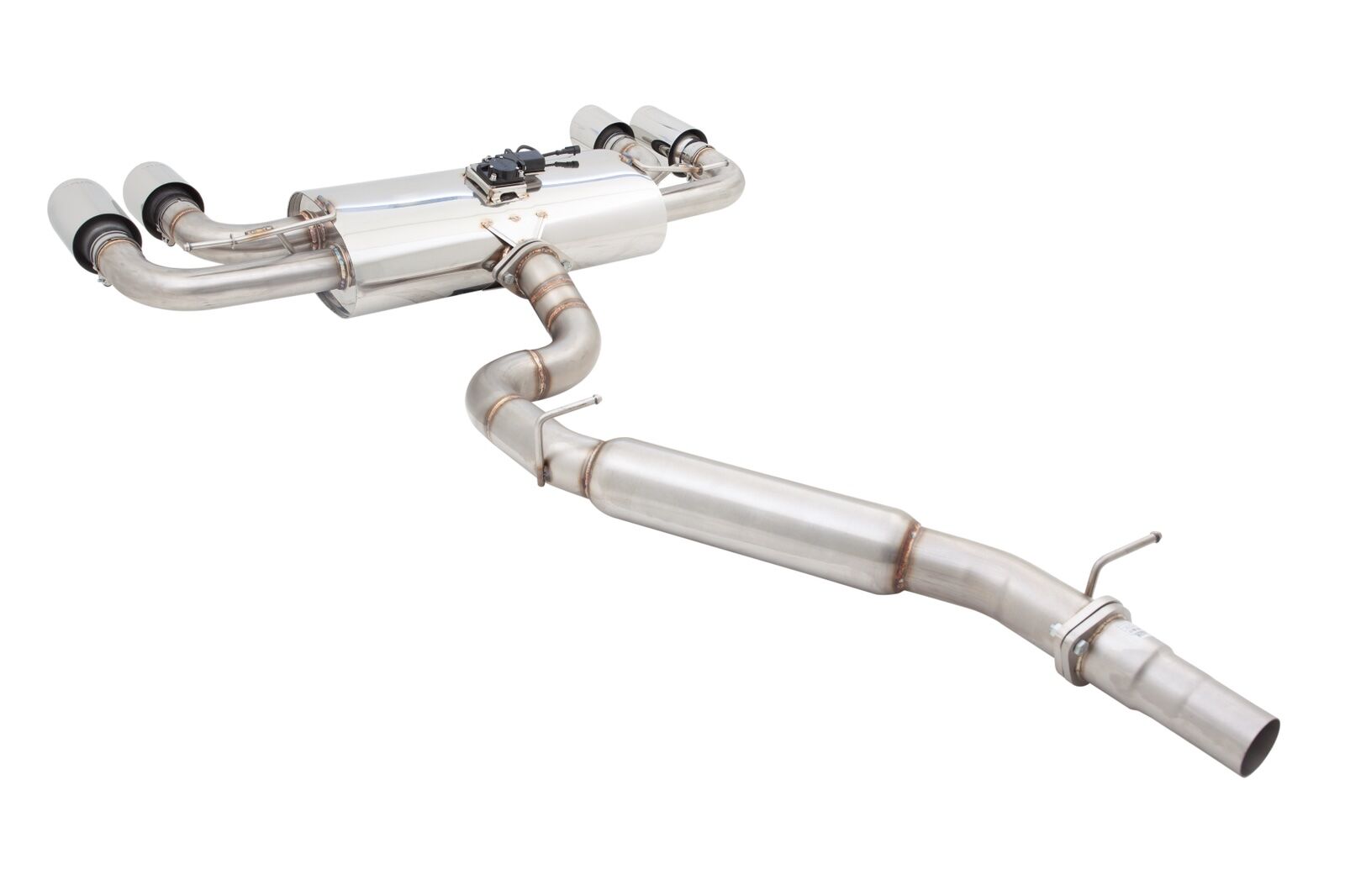 VW GOLF R MK7.5 Varex Valved Cat Back Exhaust System Including SmartBox Control Kit image