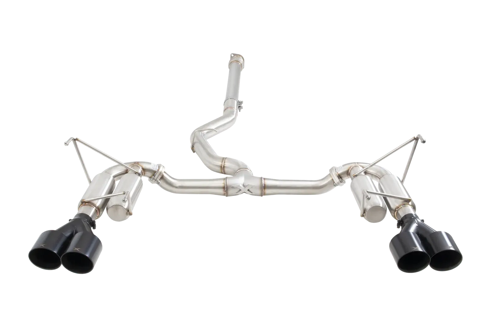 Subaru WRX Sedan VB Race Cat Back Exhaust System with Black Tips