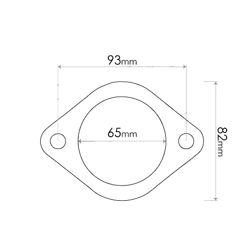 Redback Flange Gasket for various Ford, Hyundai & Mazda vehicles image