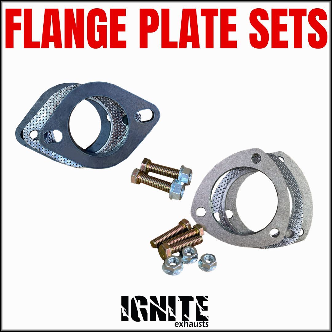 Universal Exhaust Laser Cut Flange Plate Set - Various Sizes