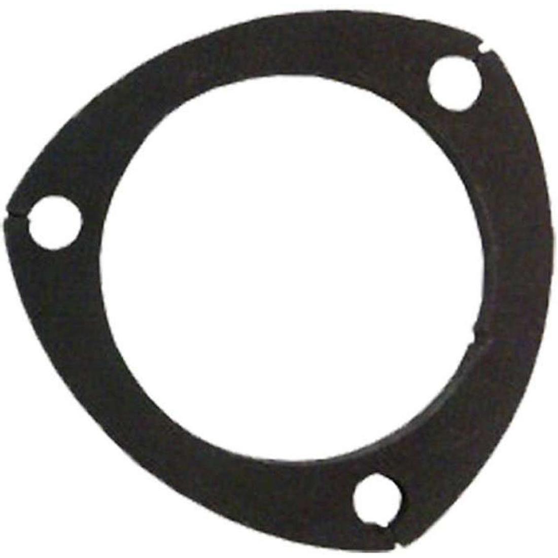 Universal 3 Bolt 2 1/2" Exhaust Laser Cut Flange Plate - Mild Steel image