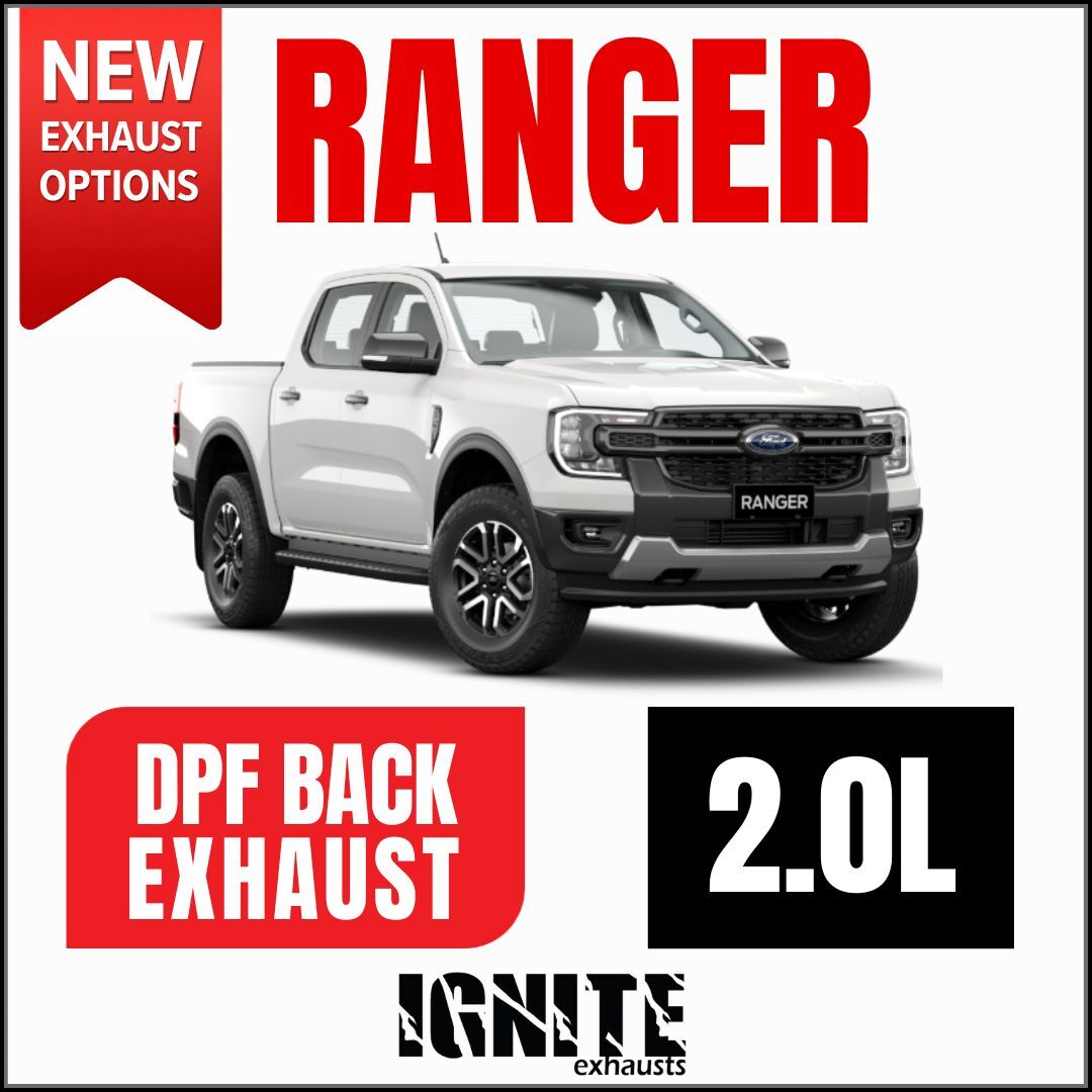Ford Ranger Exhaust Next Gen RA 2.0L TD DPF Back Systems