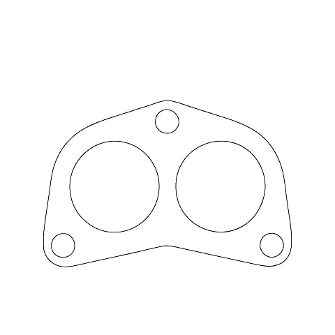 Redback Flange Gasket for Holden Rodeo (02/1988 - 06/1998), Gemini (01/1975 - 12/1979), Jackaroo (07/1988 - 03/1992) image