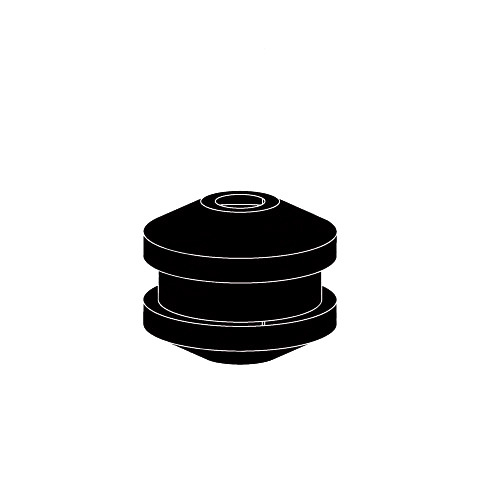Redback Exhaust Rubber for Holden H Series (02/1965 - 07/1971), Torana (05/1967 - 03/1975), E Series (07/1962 - 01/1965), Torana Gtr Xu1 (06/1971 - 03 image