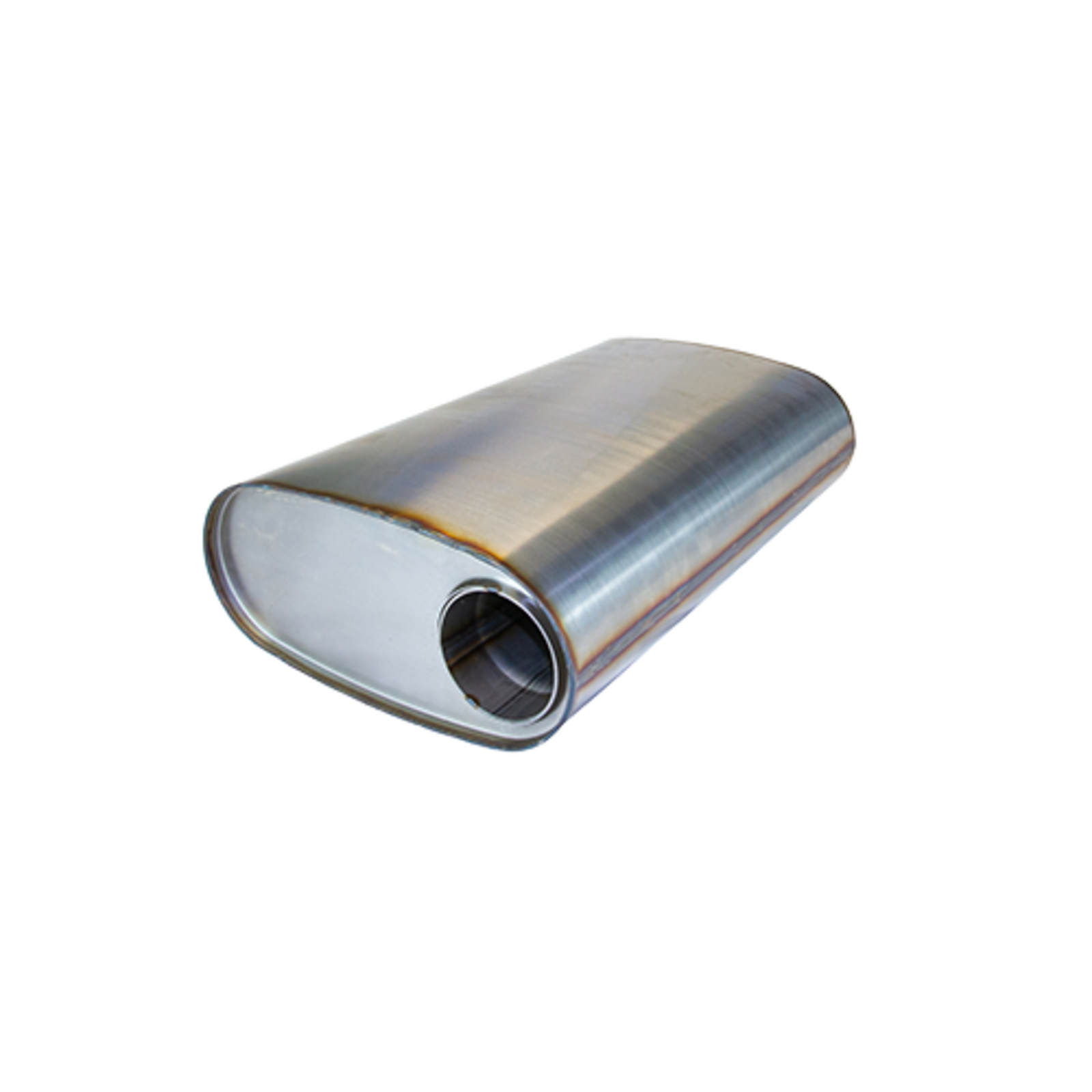 Redback  11 X 6 Oval 409 Tri Flow 3" Inlet 18" Long Offset / Centre image