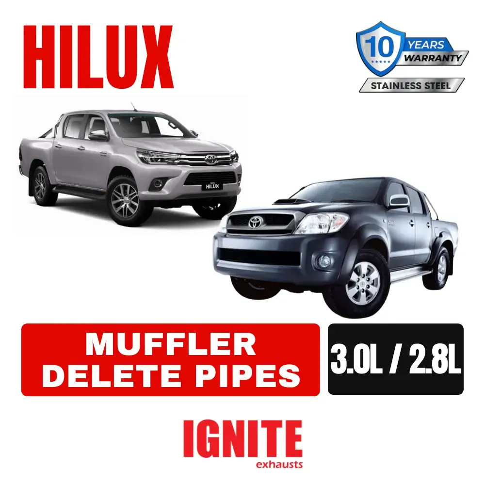 Toyota Hilux Muffler Eliminator (2005-2026) KUN26 & GUN Series