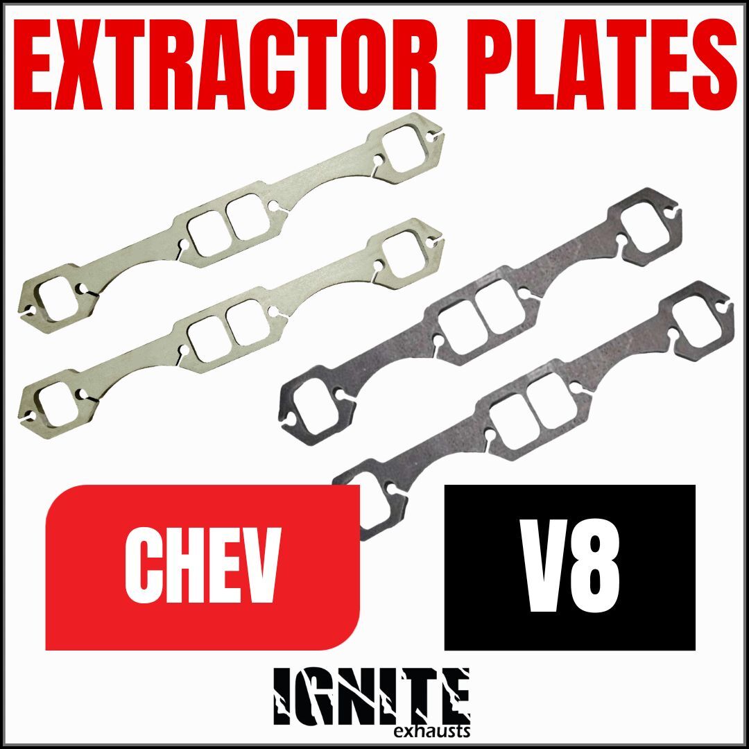 Chevrolet BBC & SBC V8 Laser Cut Header / Extractor Plates
