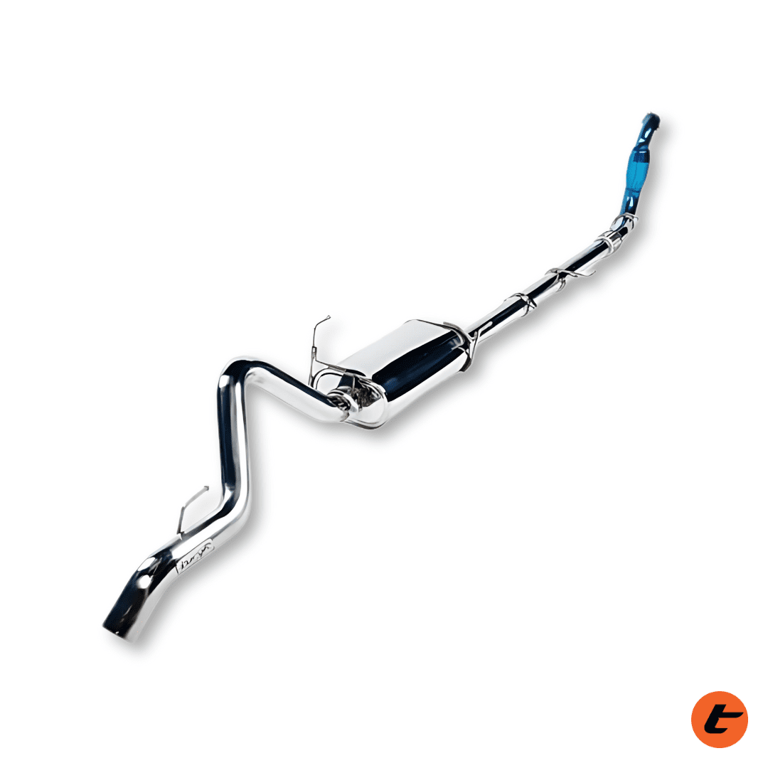 Torqit D-MAX 2013> 3.0L Diesel Turbo Back System Stainless Steel-Resonator