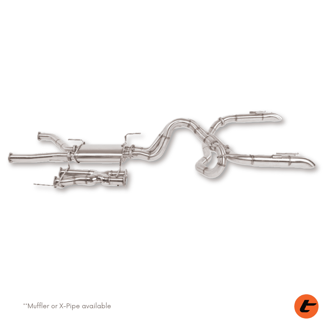 Torqit 200 Series DPF back 3' Dual Exit Stainless Performance Exhaust