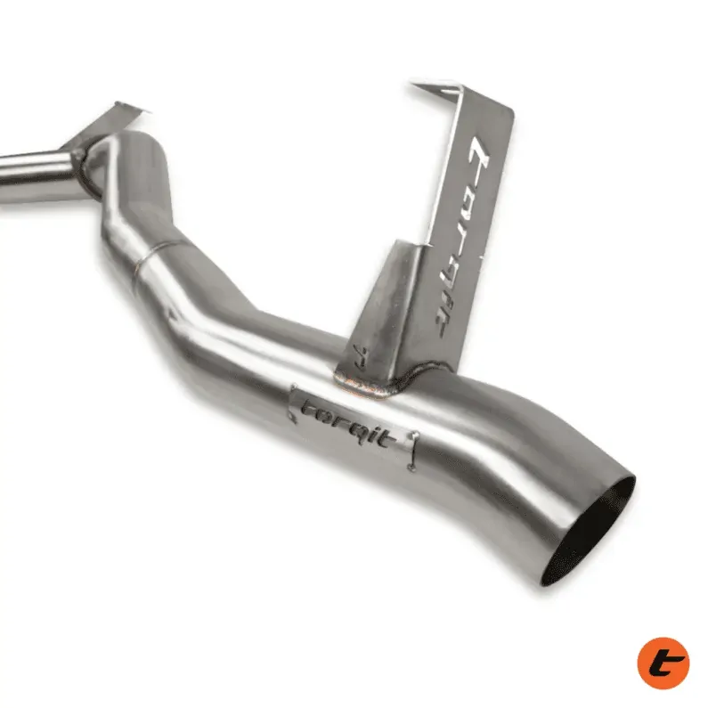 Torqit 2.8L 3.5" LC79 Landcruiser 79 series dual cab DPF Back