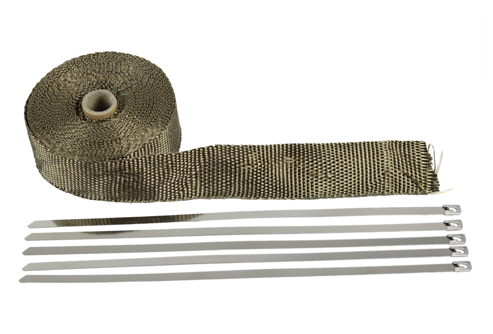 HEAT TAPE GLASS BLACK 51MM X 2MM X 10M WITH 5 CABLE TIES (CTS35008) image