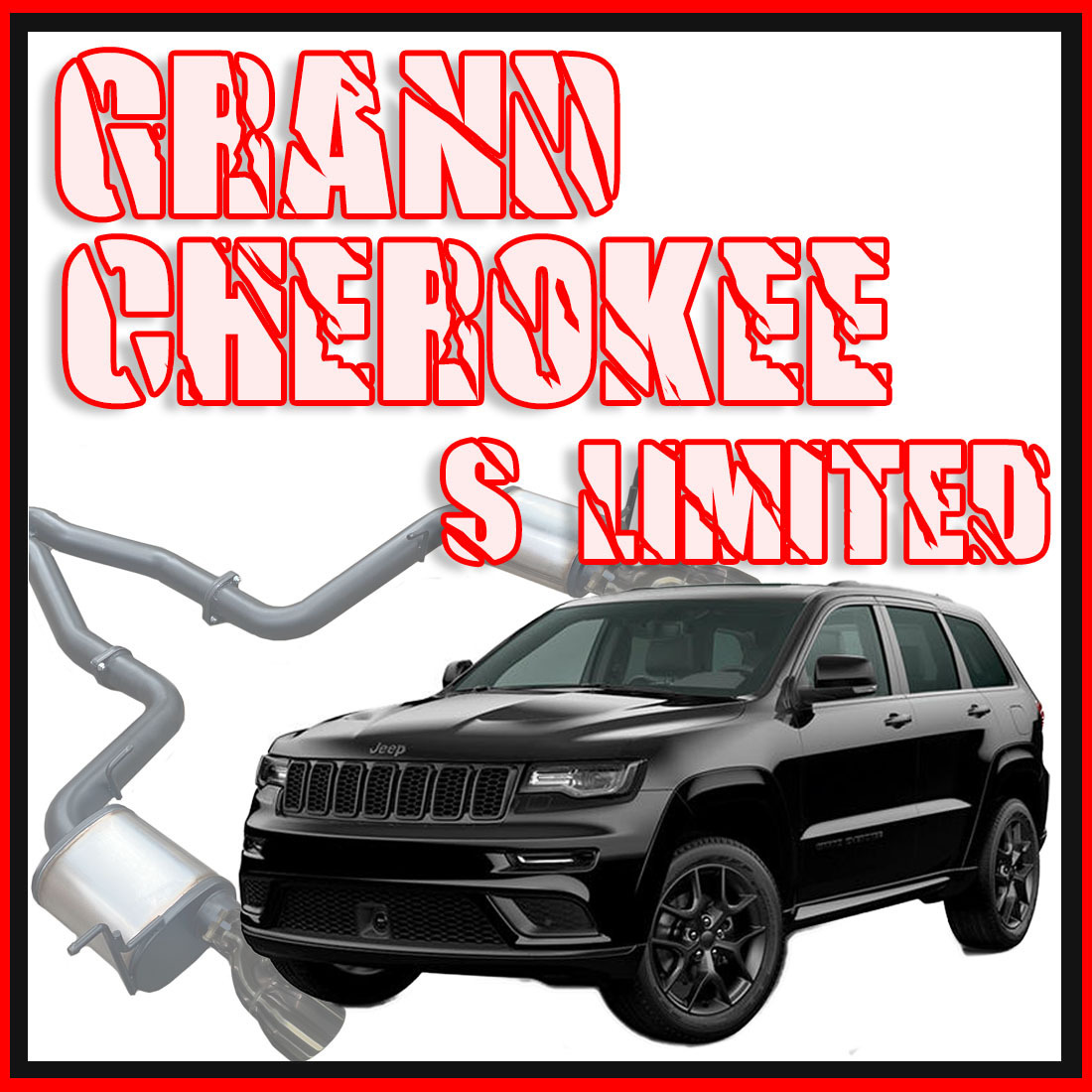 Jeep Grand Cherokee Exhaust S Limited 5.7L Hemi V8 3" Cat Back System image