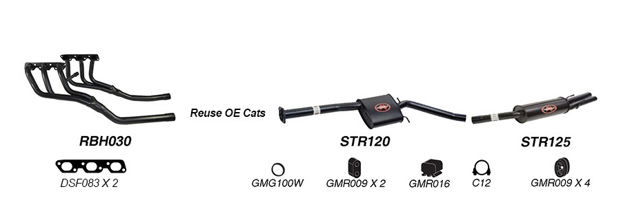 Redback Exhaust System for Holden Commodore (09/1997 - 2004), Calais (08/1997 - 08/2004), HSV XU6 (03/1998 - 2002) image