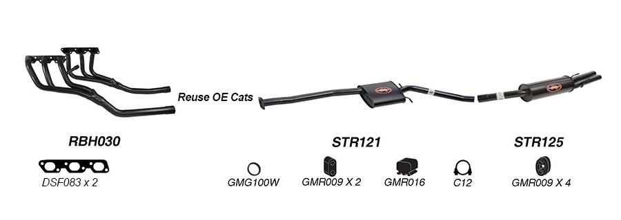 Redback Exhaust System for Holden Commodore (09/1997 - 2004) image