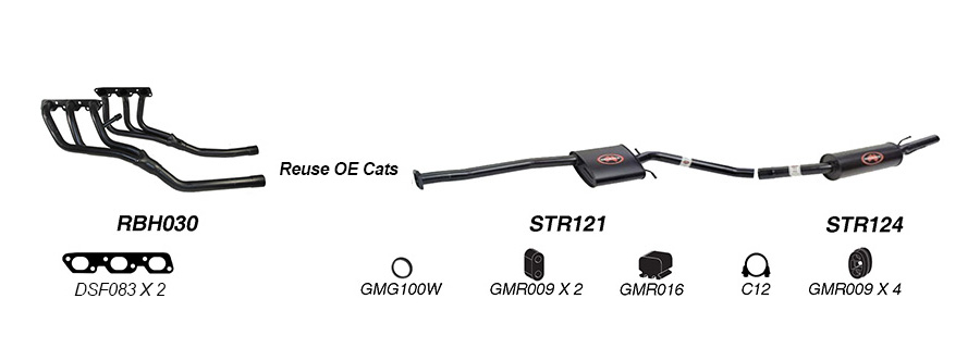 Redback Exhaust System for Holden Commodore (12/2000 - 08/2004) image