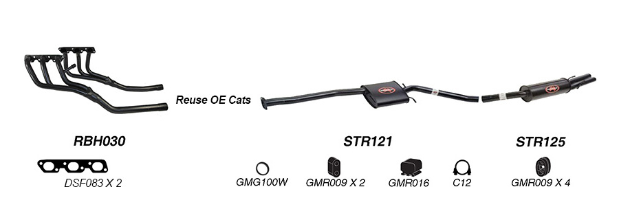 Redback Exhaust System for Holden Commodore (12/2000 - 08/2004) image