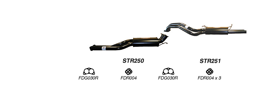 Redback Exhaust System for Ford Falcon (09/2002 - 09/2005) image